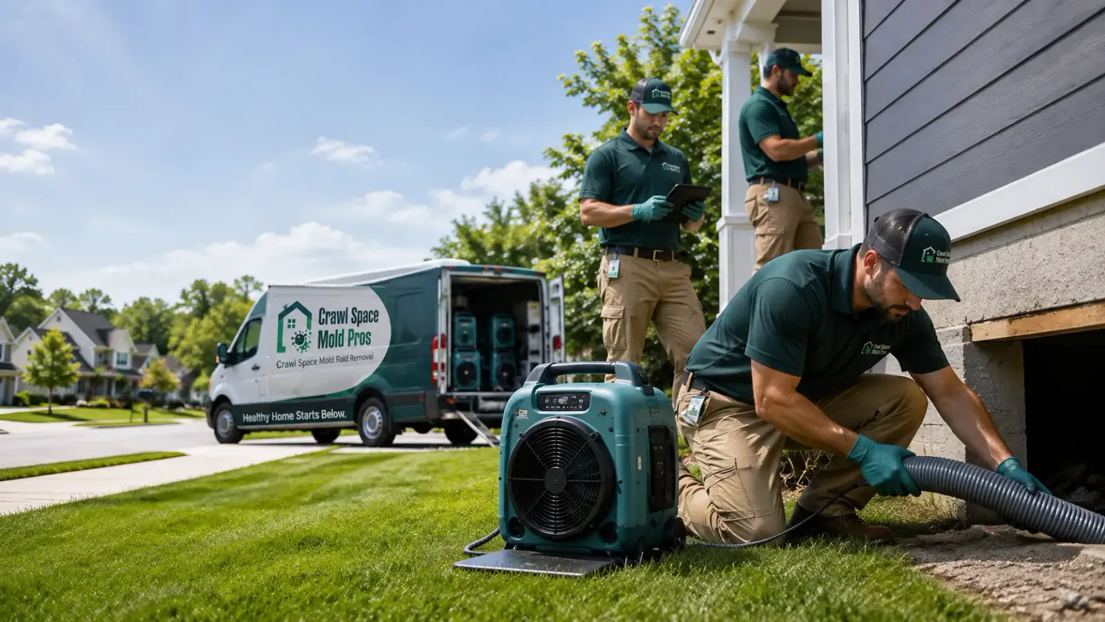 Crawl Space Mold Removal in Clinton, OH